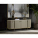 Cataldi 77 X 19.5 inch Cappuccino / Stainless Steel / Brushed Gold Sideboard
